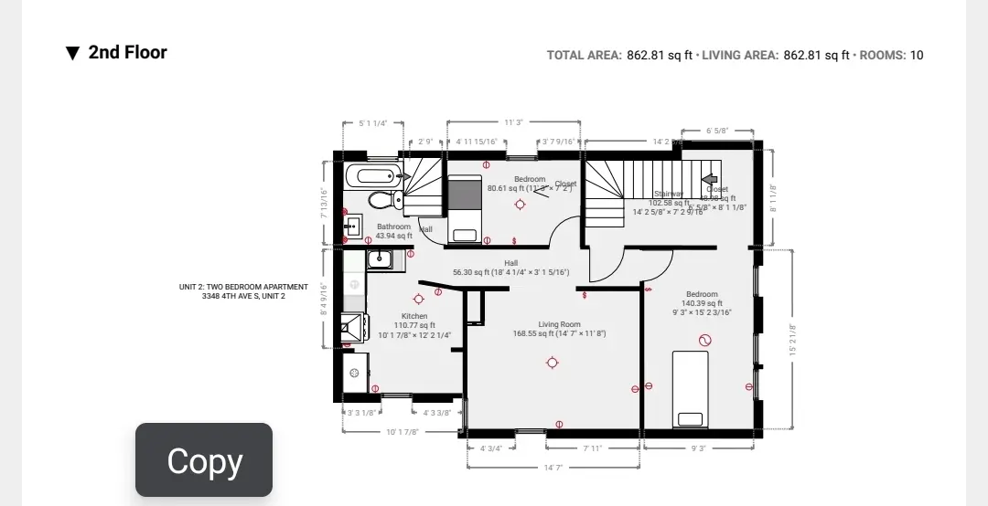 Moated Grange first floor floorplan